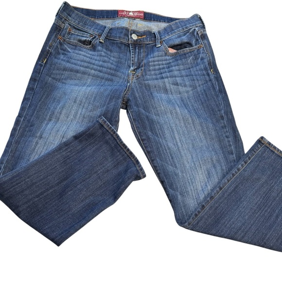 Lucky Brand EUC Women’s Boot Cut Jeans with Faded Details see description for sz - Picture 1 of 16